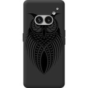 Черный чехол BoxFace Nothing Phone (2a) Plus Owl