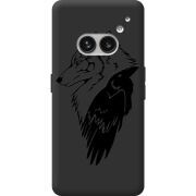 Черный чехол BoxFace Nothing Phone (2a) Plus Wolf and Raven