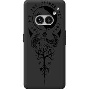 Черный чехол BoxFace Nothing Phone (2a) Plus Hugin and Munin