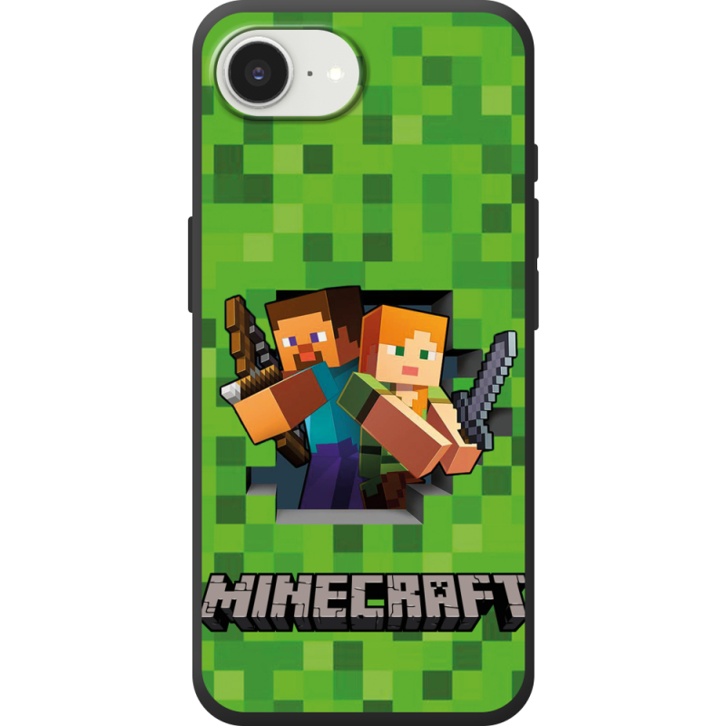Чохол BoxFace Apple iPhone 17e Майнкрафт Стів і Алекс