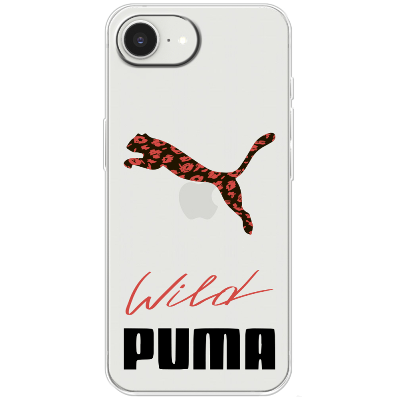 Прозорий чохол BoxFace Apple iPhone 17e Wild Cat