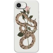 Прозорий чохол BoxFace Apple iPhone 17e Glamor Snake