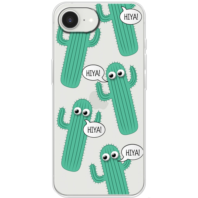 Прозорий чохол BoxFace Apple iPhone 17e с 3D-глазками HIYA