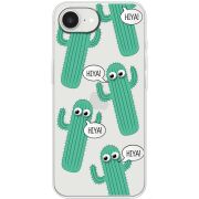 Прозорий чохол BoxFace Apple iPhone 17e с 3D-глазками HIYA