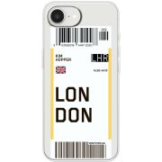 Прозорий чохол BoxFace Apple iPhone 17e Ticket London