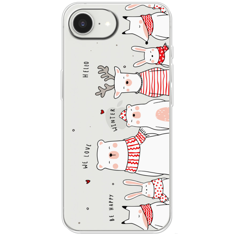 Прозорий чохол BoxFace Apple iPhone 17e The Friendly Beasts