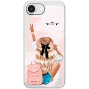 Прозорий чохол BoxFace Apple iPhone 17e Travel Girl