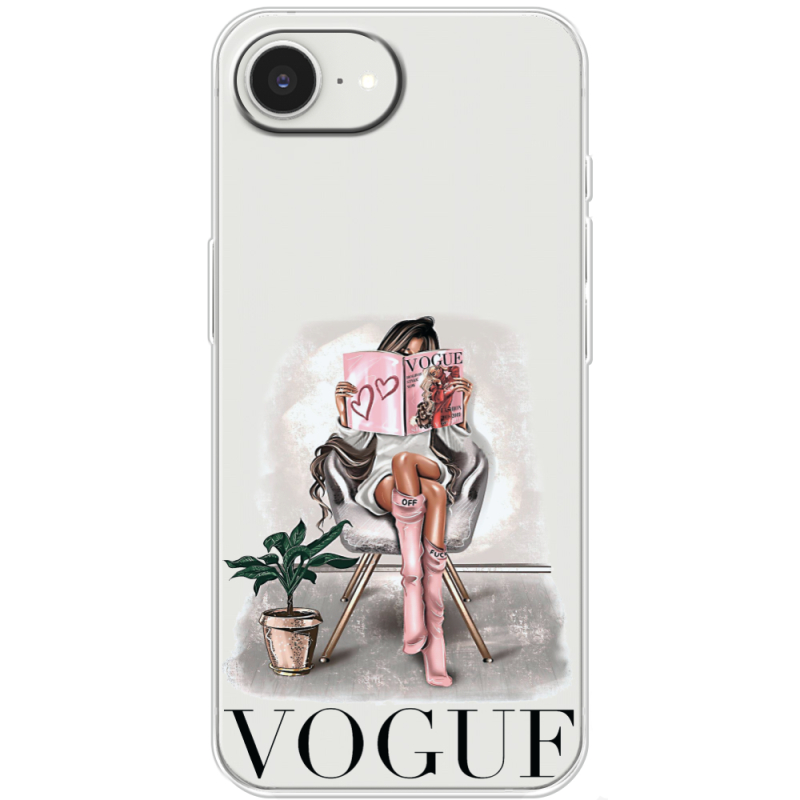 Прозорий чохол BoxFace Apple iPhone 17e VOGUE