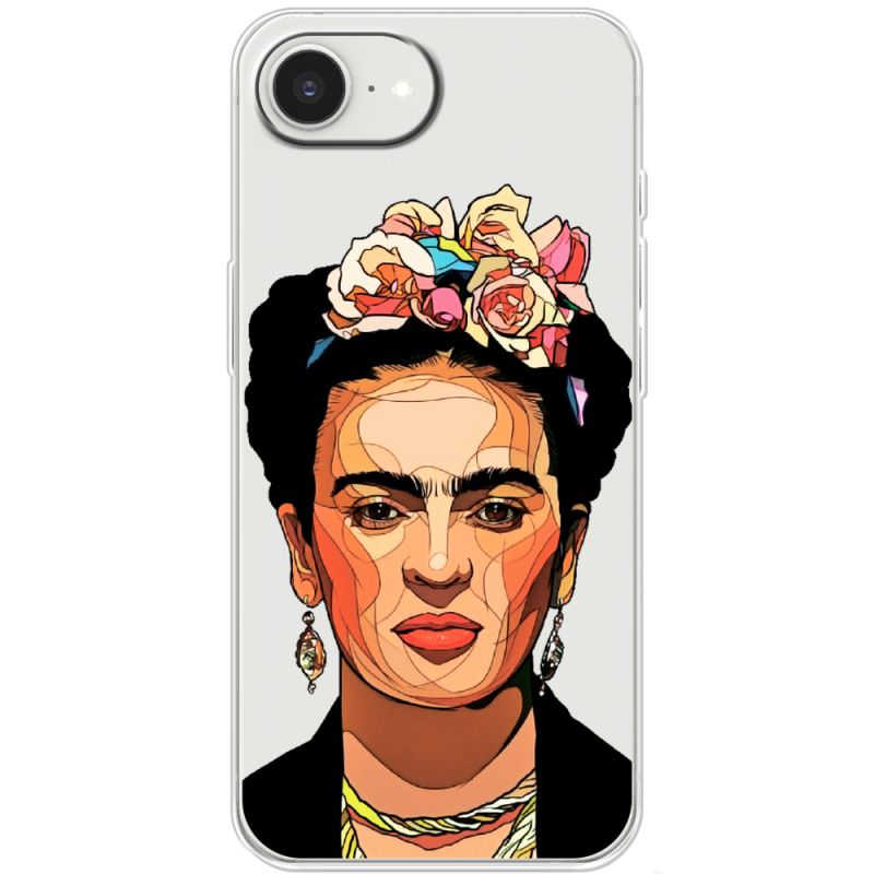 Прозорий чохол BoxFace Apple iPhone 17e Фрида Кало