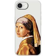 Прозорий чохол BoxFace Apple iPhone 17e Девушка с жемчужной серёжкой