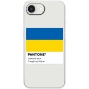Прозорий чохол BoxFace Apple iPhone 17e Pantone вільний синій