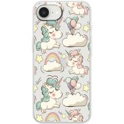 Прозорий чохол BoxFace Apple iPhone 17e Unicorns
