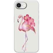 Прозорий чохол BoxFace Apple iPhone 17e Floral Flamingo