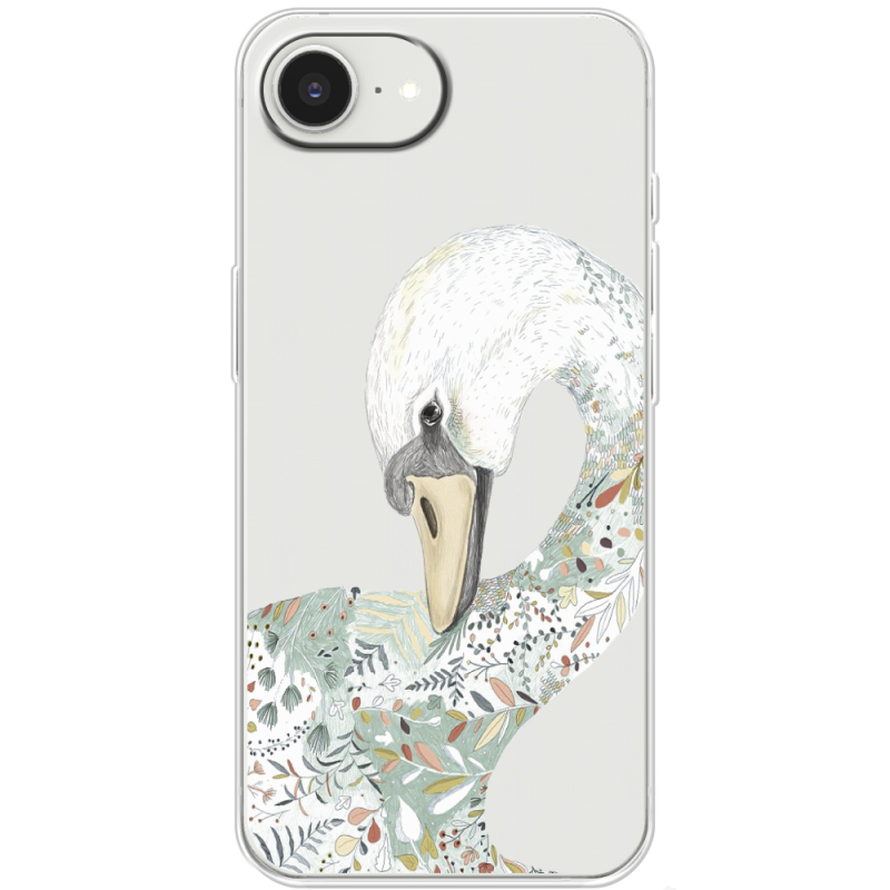 Прозорий чохол BoxFace Apple iPhone 17e Swan