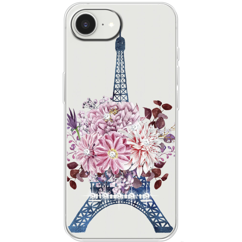 Чохол зі стразами Apple iPhone 17e Eiffel Tower