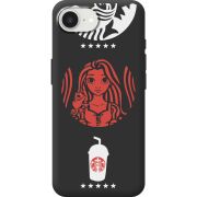 Чорний чохол BoxFace Apple iPhone 17e RedWhite Coffee