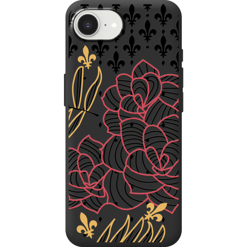 Чорний чохол BoxFace Apple iPhone 17e FranceFlowers