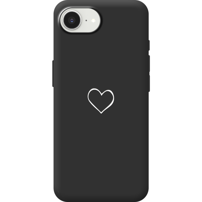 Чорний чохол BoxFace Apple iPhone 17e My Heart