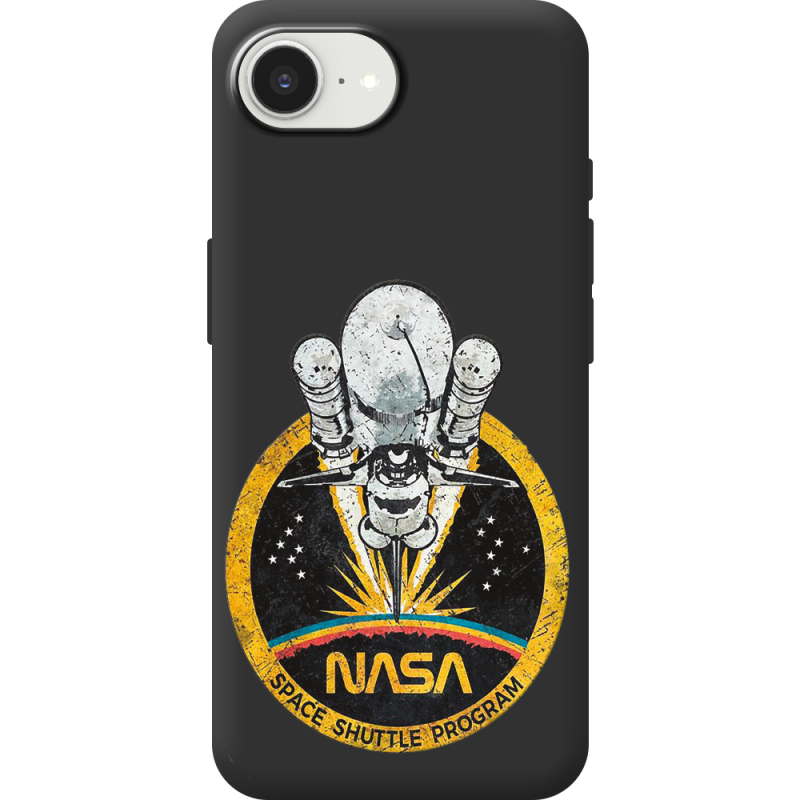 Чорний чохол BoxFace Apple iPhone 17e NASA Spaceship