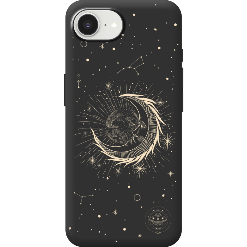 Чорний чохол BoxFace Apple iPhone 17e Moon