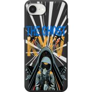 Чорний чохол BoxFace Apple iPhone 17e Привид Києва в дії