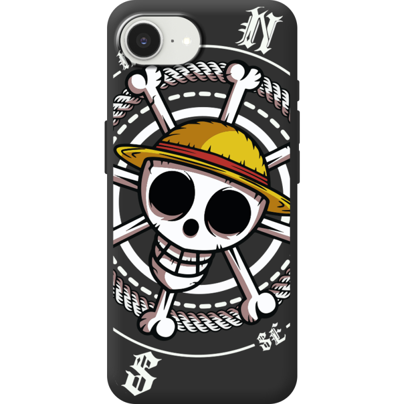 Чорний чохол BoxFace Apple iPhone 17e One Piece Компас