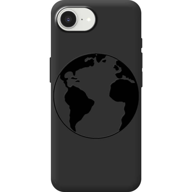 Чорний чохол BoxFace Apple iPhone 17e Earth