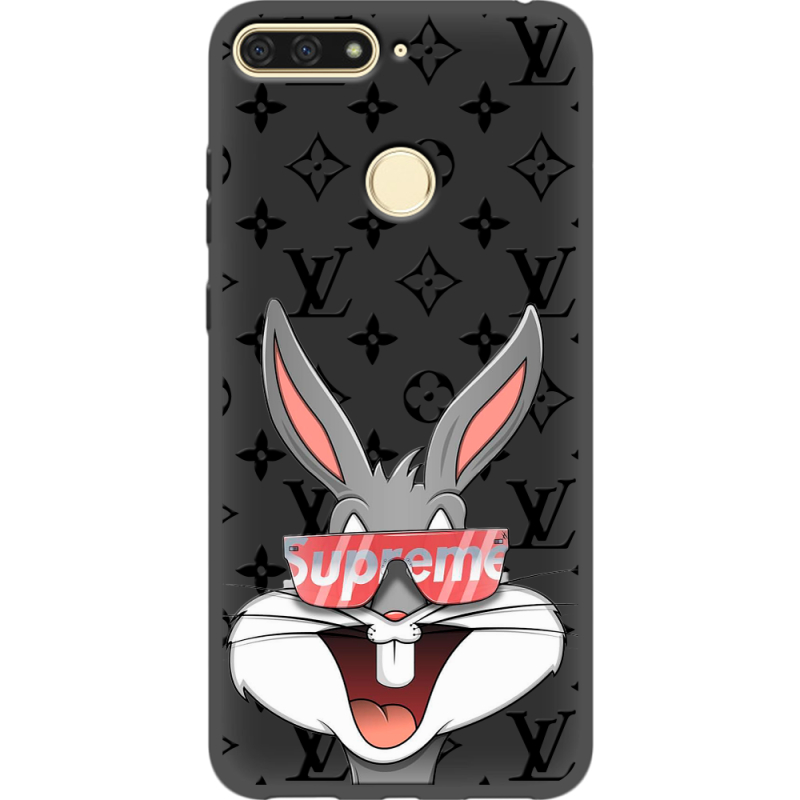 Черный чехол Uprint Honor 7C looney bunny