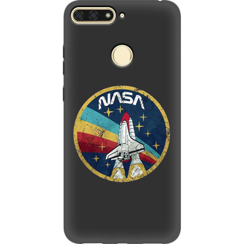 Черный чехол Uprint Honor 7C NASA