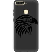 Черный чехол Uprint Honor 7C Eagle