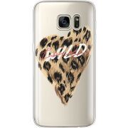 Прозрачный чехол Uprint Samsung G930 Galaxy S7 Wild Love