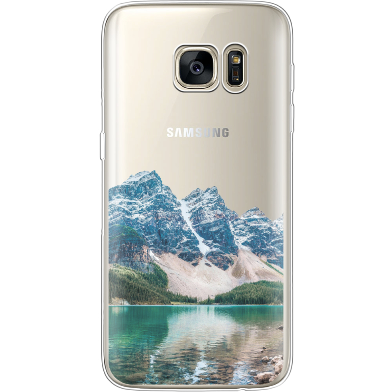 Прозрачный чехол Uprint Samsung G930 Galaxy S7 Blue Mountain