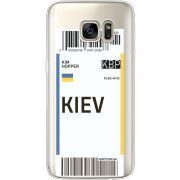 Прозрачный чехол Uprint Samsung G930 Galaxy S7 Ticket Kiev