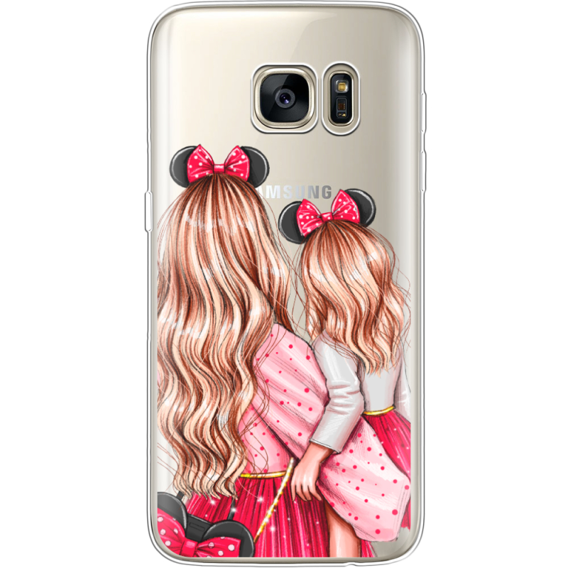 Прозрачный чехол Uprint Samsung G930 Galaxy S7 Mouse Girls