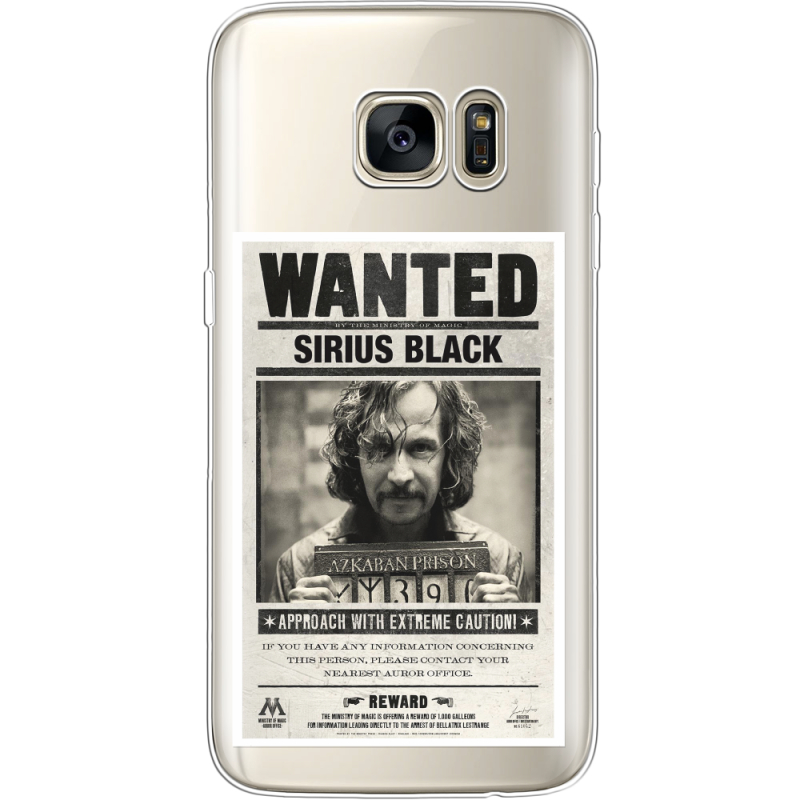 Прозрачный чехол Uprint Samsung G930 Galaxy S7 Sirius Black