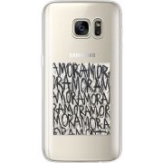 Прозрачный чехол Uprint Samsung G930 Galaxy S7 Amor Amor