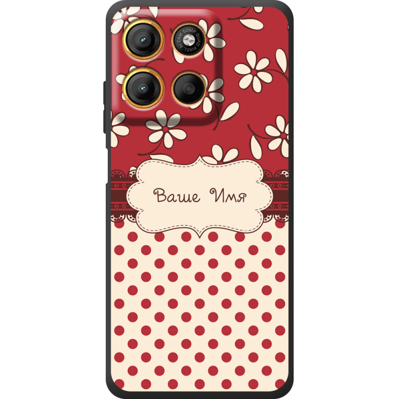 Чохол BoxFace Motorola G17 Именной Polka Dots