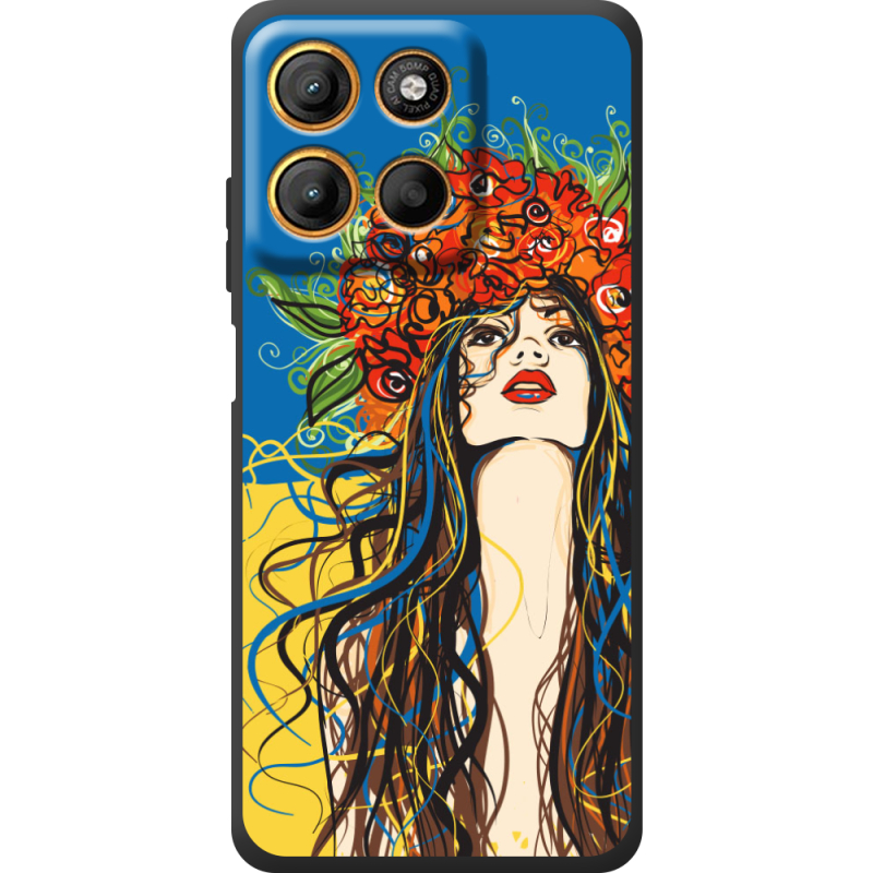 Чохол BoxFace Motorola G17 Ukraine Girl