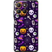 Чохол BoxFace Motorola G17 Halloween Purple Mood
