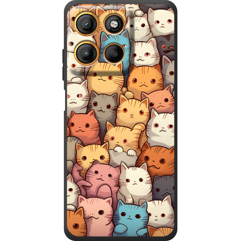 Чохол BoxFace Motorola G17 Котики муркотики