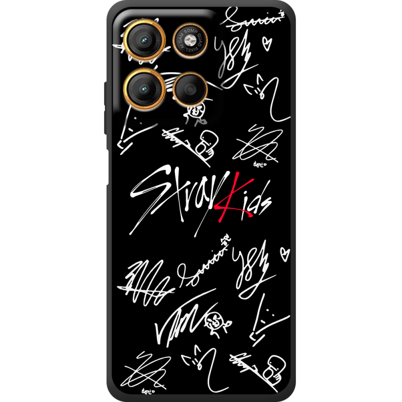 Чохол BoxFace Motorola G17 Stray Kids автограф