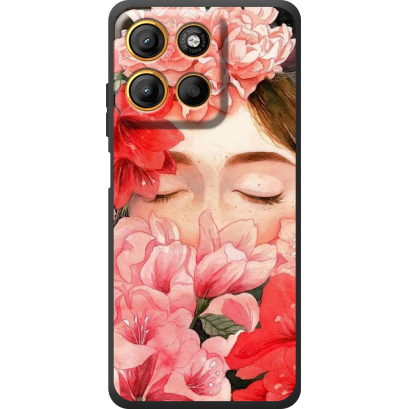 Чохол BoxFace Motorola G17 Girl in Flowers