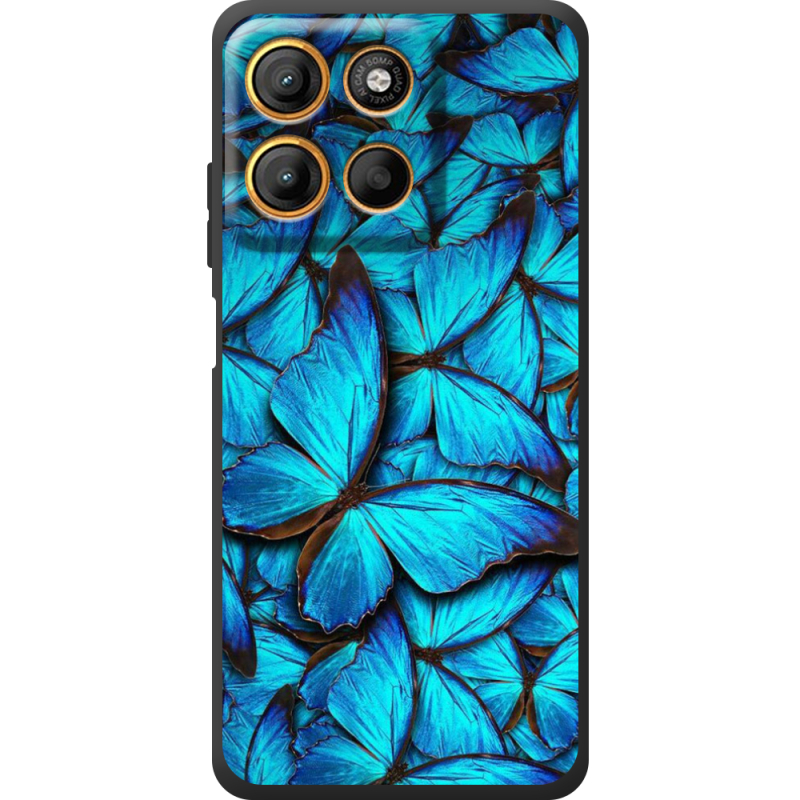 Чохол BoxFace Motorola G17 лазурные бабочки