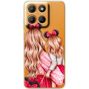 Прозорий чохол BoxFace Motorola G17 Mouse Girls