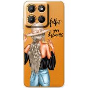 Прозорий чохол BoxFace Motorola G17 Follow Your Dreams