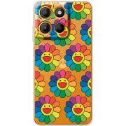 Прозорий чохол BoxFace Motorola G17 Hippie Flowers