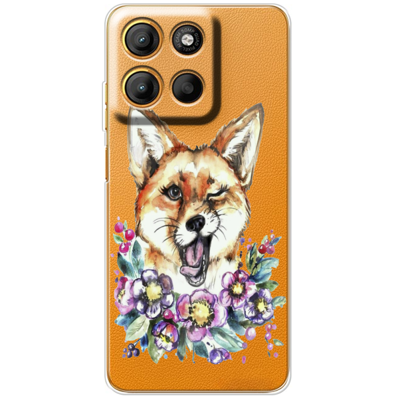 Прозорий чохол BoxFace Motorola G17 Winking Fox