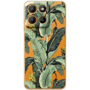 Прозорий чохол BoxFace Motorola G17 Banana Leaves