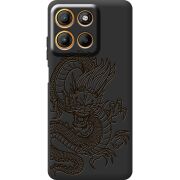 Чорний чохол BoxFace Motorola G17 Chinese Dragon