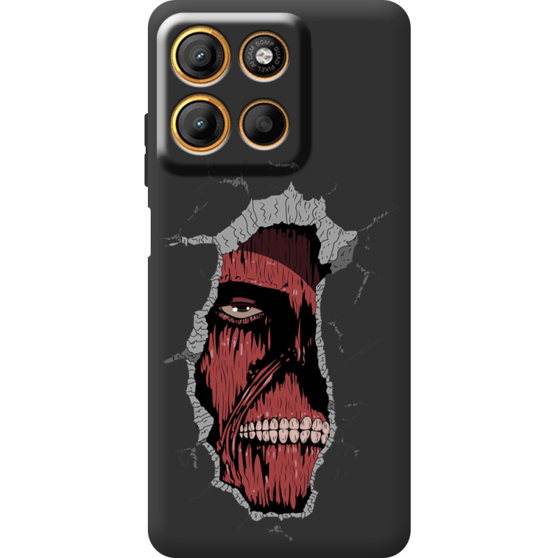 Чорний чохол BoxFace Motorola G17 Нападение на Титана